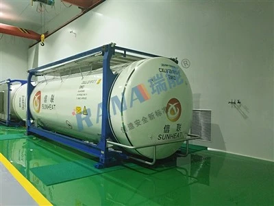 טנקי ISO מרופדים PVDF